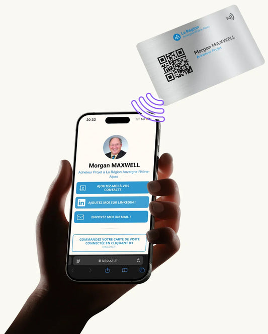 Comment fonctionne une carte de visite NFC ?