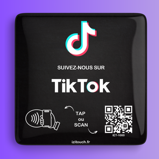 Plaque NFC Tiktok