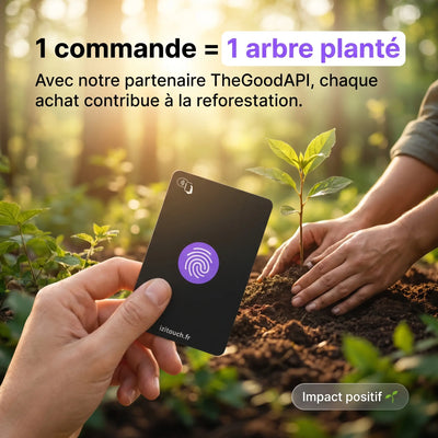 Carte de visite NFC - 1 arbre planté