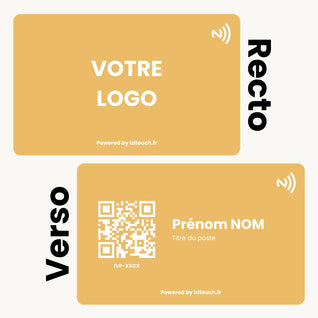 Carte de visite NFC - PVC