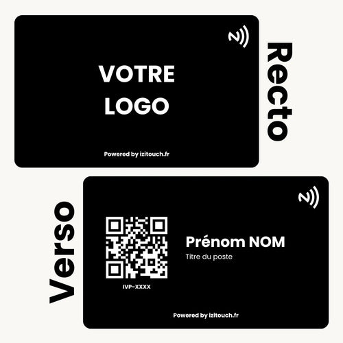 izi.Card Custom - Carte de visite NFC Personnalisée