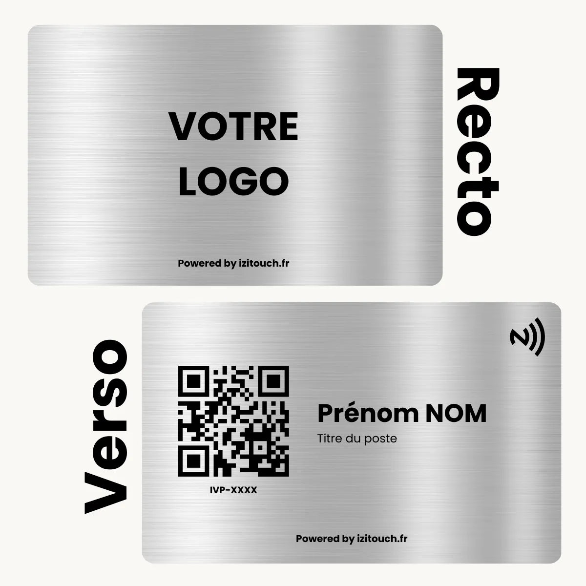 Carte de visite NFC - Métal