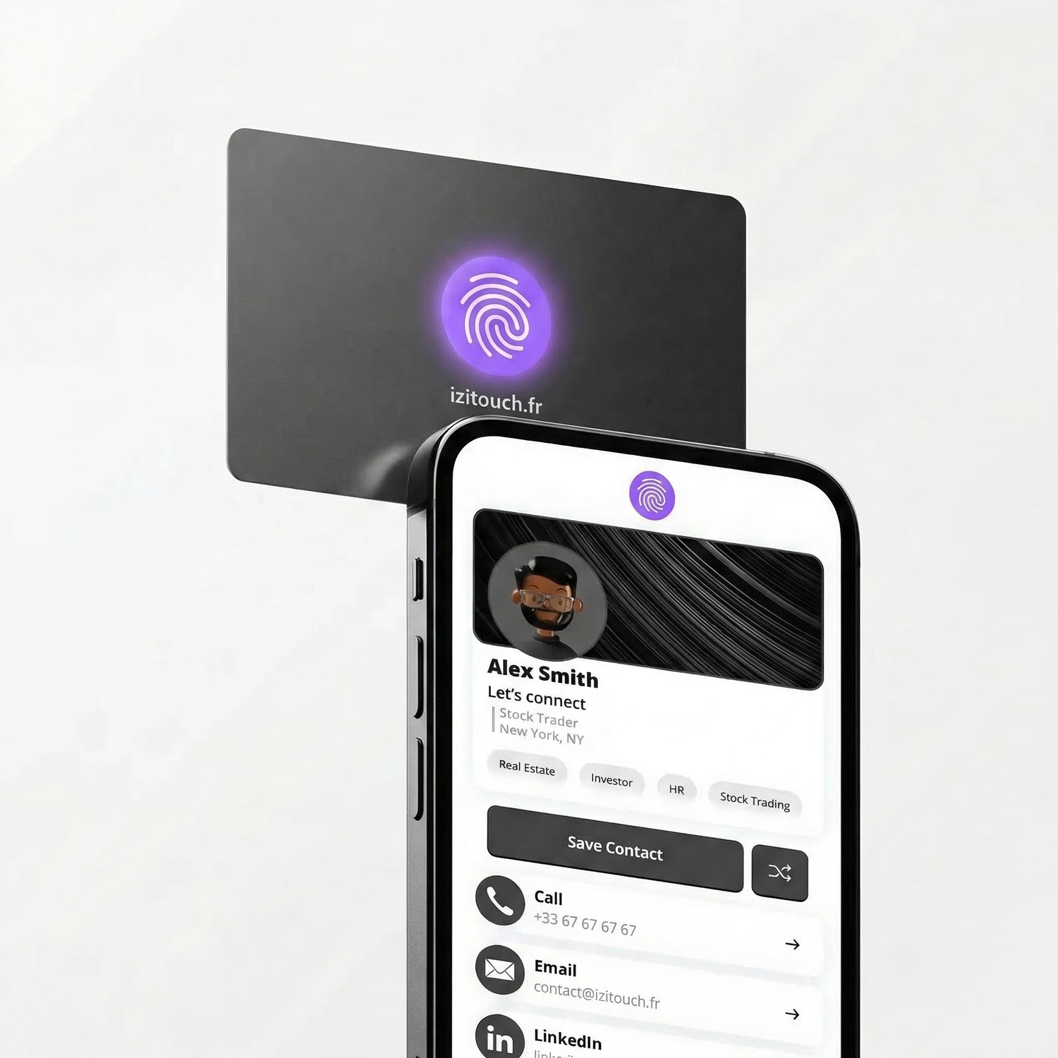 Carte de visite NFC - Classique