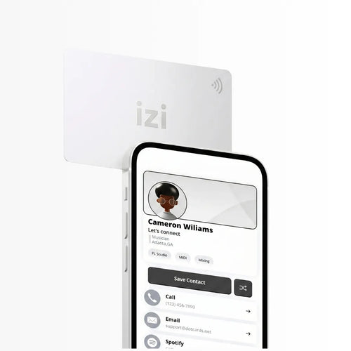 izi.Card V2 - Carte de visite NFC
