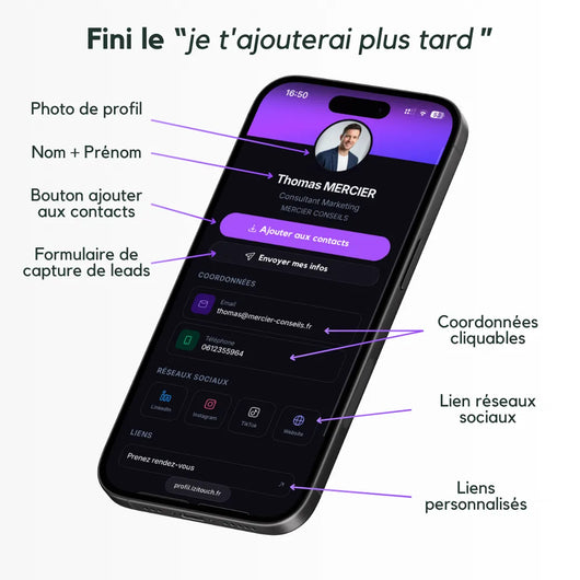 Carte de visite NFC – izi.card 2.0