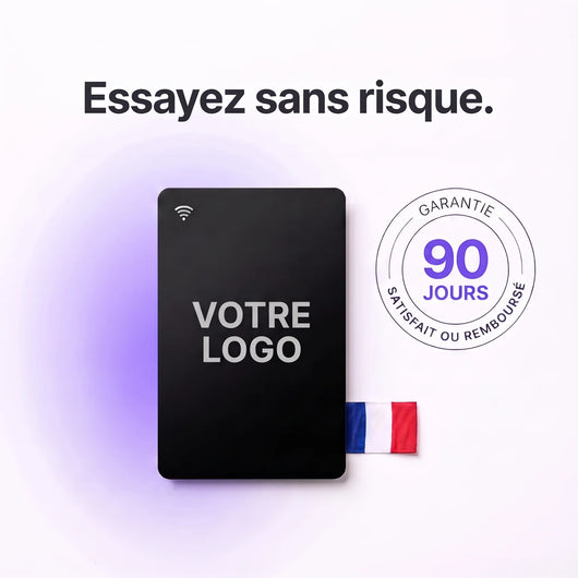 Carte de visite NFC personnalisable · izi.card.custom