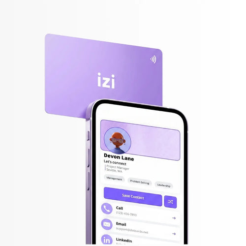 izi.Card V2 - Carte de visite NFC