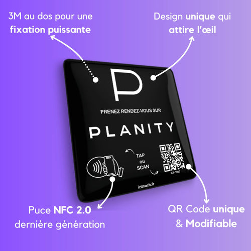 Plaque NFC Planity