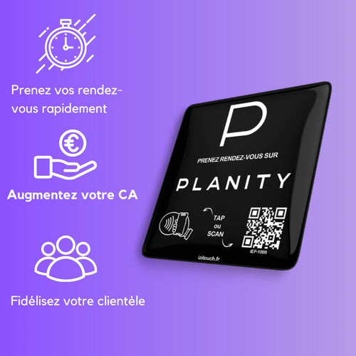 Plaque NFC Planity