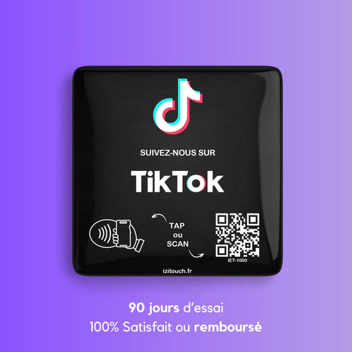 Plaque NFC Tiktok