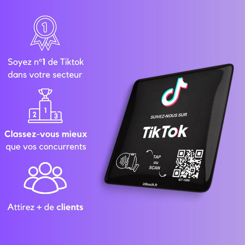 Plaque NFC Tiktok